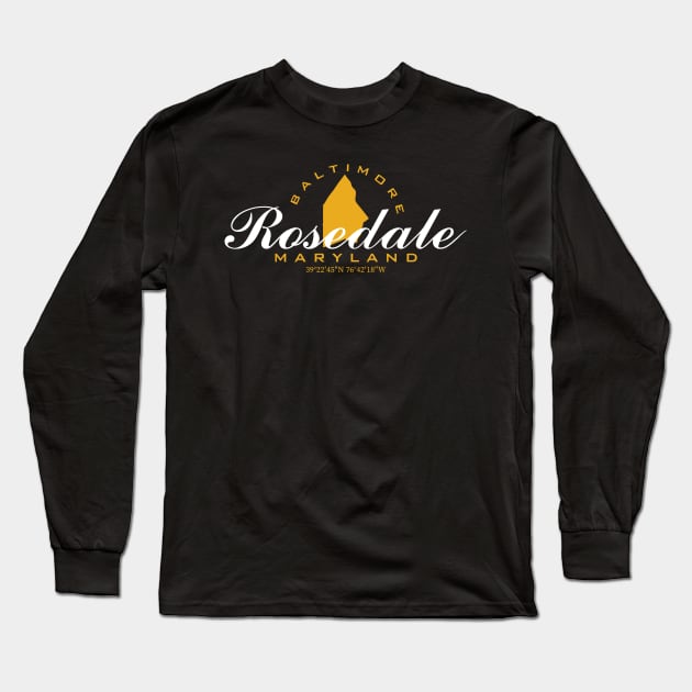 Rosedale, Maryland Long Sleeve T-Shirt by Nagorniak